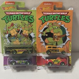 Hot Wheels Tmnt Teenage Mutant Ninja Turtles Lot Of 4 Character Cars 2020
